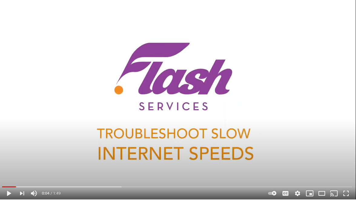 Troubleshooting Slow Speeds 
